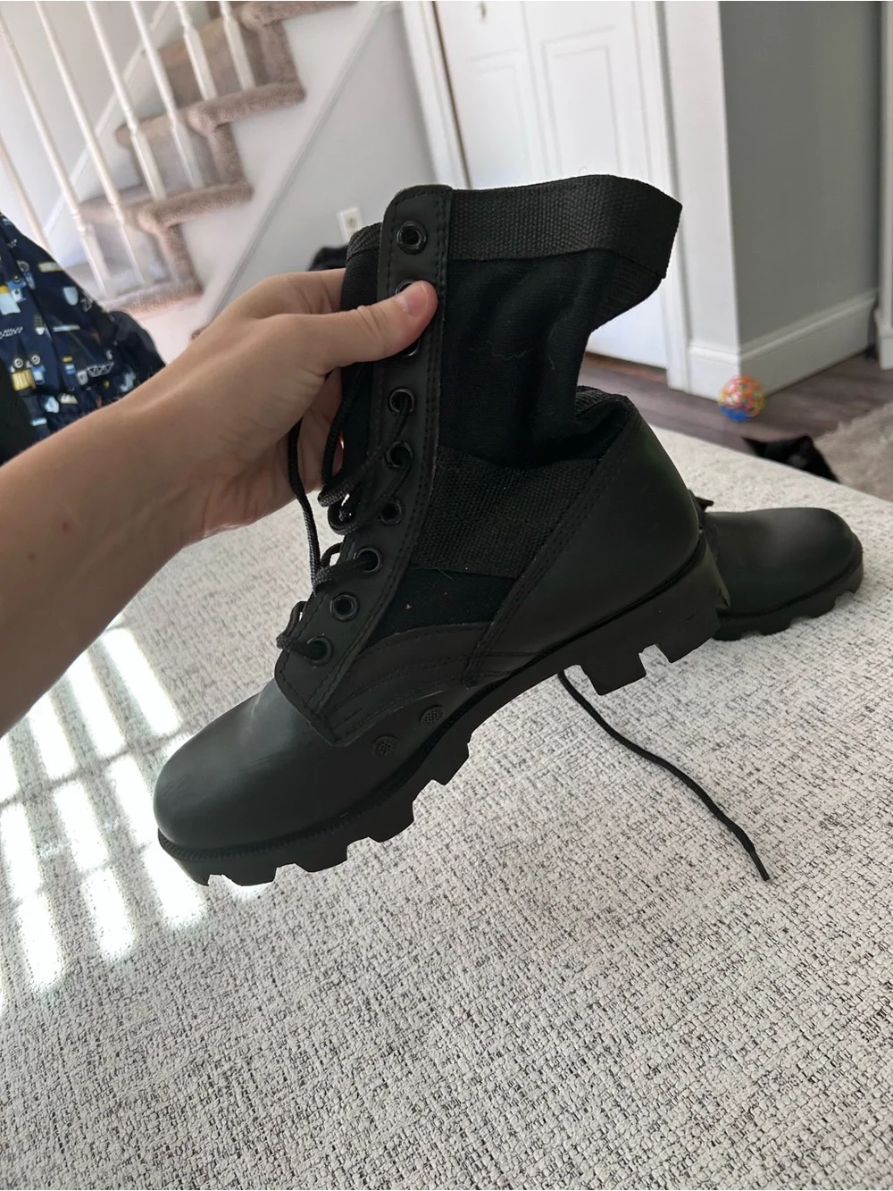 Rothco Black Tactical Lace-Up Combat Boots